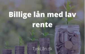 Billede lån med lav rente