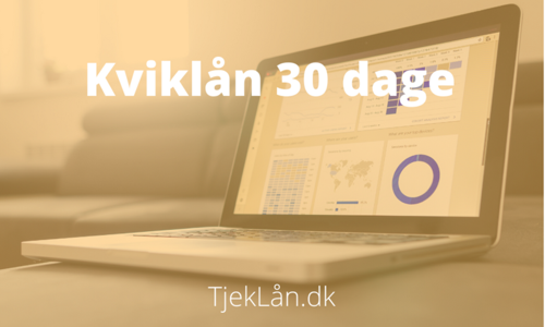 Kviklån 30 dage