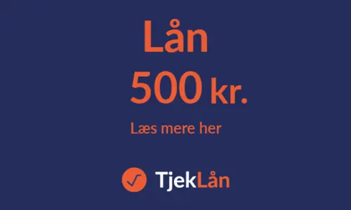 Lån 500 kr.