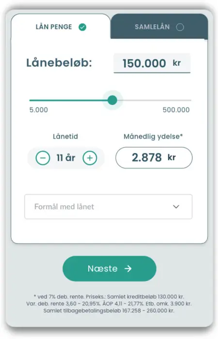 Sådan låner du penge