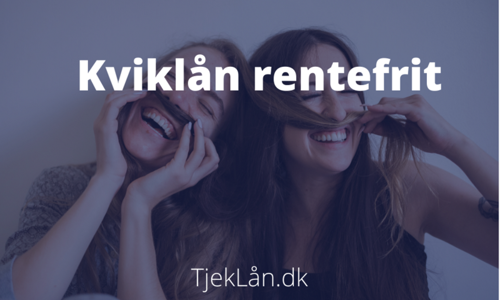 Kviklån rentefrit