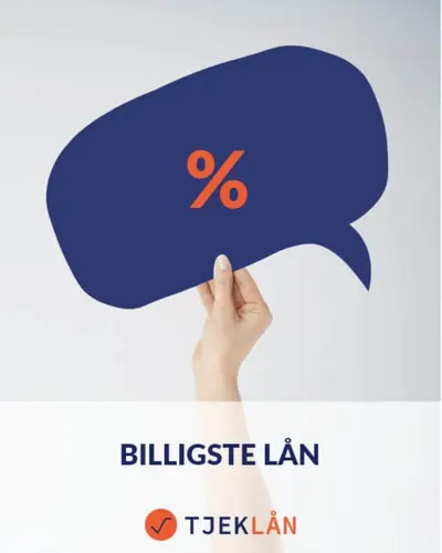 Billigste lån i %