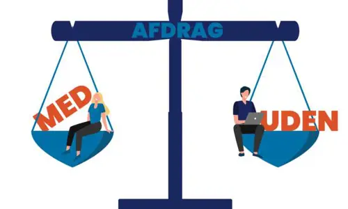 Med eller uden afdrag