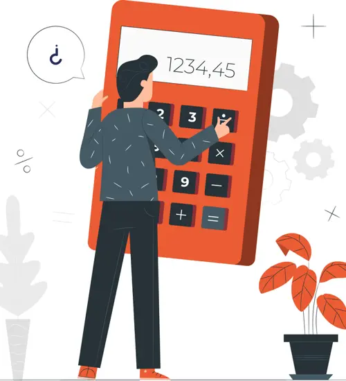 Oversigt med lån på 10.000 kr.