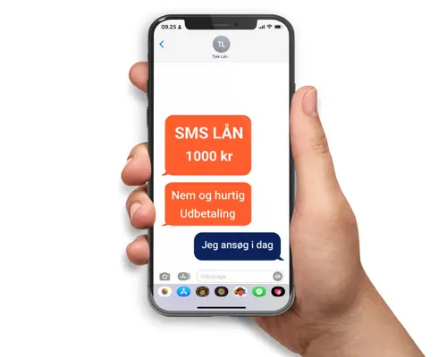 SMS lån 1.000 kr
